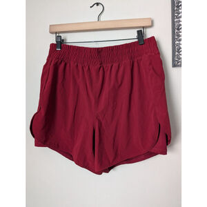AVIA Red Athletic Shorts L, women's